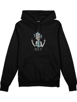 The Lucid Lab Rick It Oversize Hoodie - Siyah