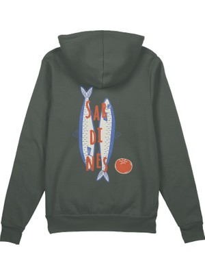 The Lucid Lab Sardines Oversize Hoodie - Antrasit