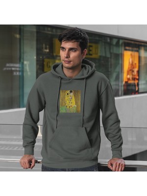 The Lucid Lab The Kiss Oversize Hoodie - Antrasit