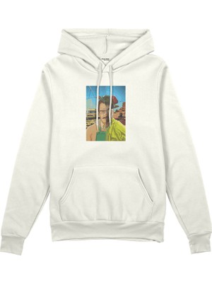 The Lucid Lab Walter White / Heisenberg   Oversize Hoodie - Beyaz