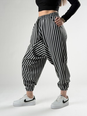 Cocopelli Çizgili Kadın Spor Şalvar COC2760