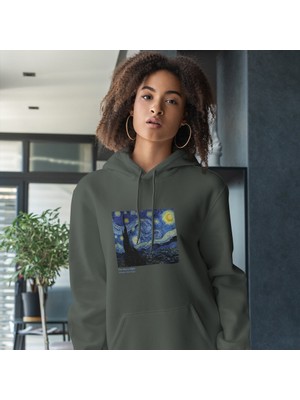 The Lucid Lab The Starry Night Oversize Hoodie - Antrasit