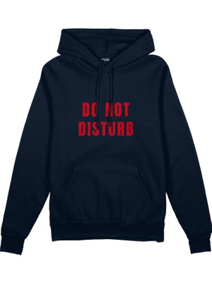 The Lucid Lab Do Not Disturb  Oversize Hoodie - Lacivert