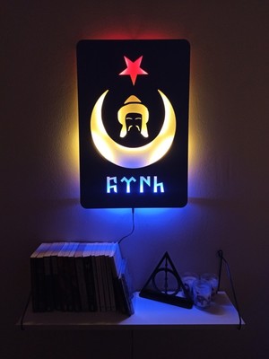 PremiumPort LED Işıklı Tarih Tablosu, Şık ve Modern Dekorasyon Parçası