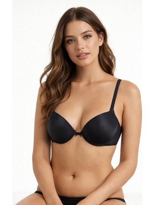 NBB Desteksiz Mikro Kaplı Sütyen Siyah