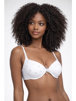 NBB Hafif Destekli Sütyen Beyaz