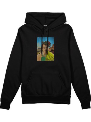 The Lucid Lab Walter White / Heisenberg   Oversize Hoodie - Siyah
