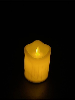 PremiumPort Akan Işıklı LED Mum, Sıcak ve Yumuşak Ambiyans Yaratır