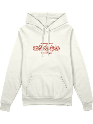 The Lucid Lab What Happened In Vegas Stays In Vegas  Oversize Hoodie - Beyaz