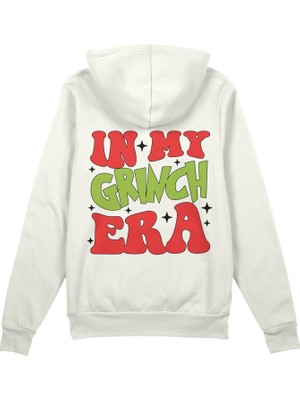 The Lucid Lab Grinch Era  Oversize Hoodie - Beyaz