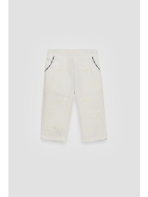 GB Baby Bg Store Kız Bebek Beyaz Pantolon