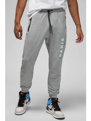 Nike Jordan Paris Saint Germain French Terry Erkek Eşofman Altı Gri