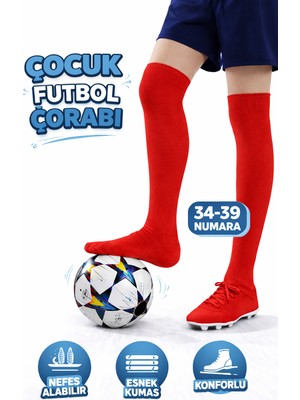 444 Marka Futbol Maç Çorabı Futbol Tozluk Futbol Halısaha Çorabı Çocuk