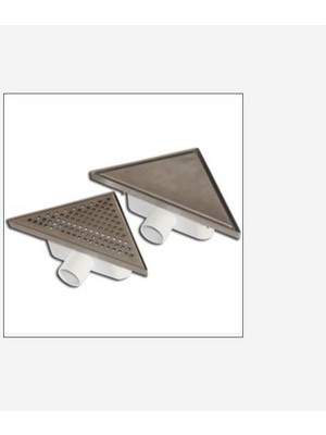 Dasa - Akvo Trio Serisi 20*20 Üçgen Köşe Duş Süzgeci - H-Pd-22