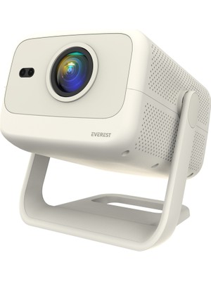 Ronanna Everest PJ05, 400 LED Lümen, 1920X1080P, 1xhdmı, 1xusb, RJ45, Wifi 6, Bluetooth, 30.000 Saat LED Ömrü, 1.5W Speaker, Android 9, 4K Destekli Projeksiyon Cihazı