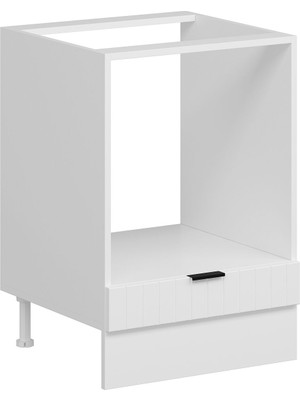 Alvinka Mutfak Modül Mbr_b Alt 1k 60CM Ank Dolap Beyaz Beyaz Mdf