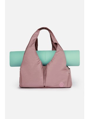 İcone Bag Pliseli Spor Çanta, Su Geçirmez Kumaş Spor Çanta, Omuz Çantası, Çok Cepli Spor Çanta