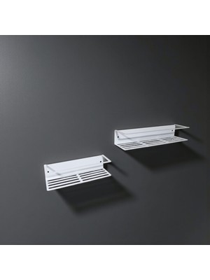 Edil Tasarım Yapışkanlı Banyo Rafı/şampuanlık/metal Duşakabin Içi Raf/banyo Düzenleyici