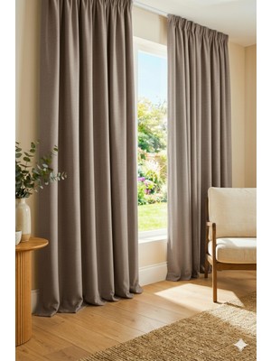 Miabella Home Mr.stock Blackout Işık Geçirmez Güneşlik Fon Perde Tek Kanat  - 12189