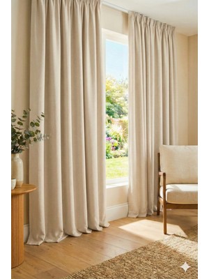 Miabella Home Mr.stock Blackout Işık Geçirmez Güneşlik Fon Perde Tek Kanat  - 12189