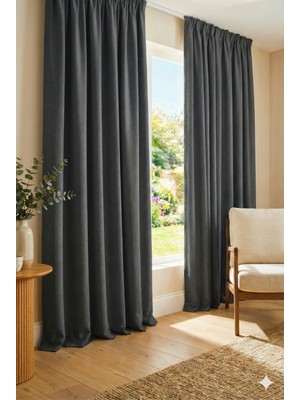 Miabella Home Mr.stock Blackout Işık Geçirmez Güneşlik Fon Perde Tek Kanat  - 12189