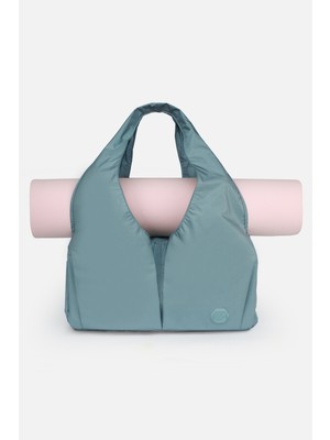 İcone Bag Pliseli Spor Çanta, Su Geçirmez Kumaş Spor Çanta, Omuz Çantası, Çok Cepli Spor Çanta