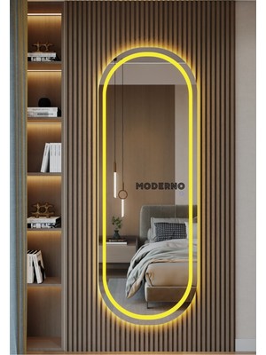 PremiumPort Kumlamalı LED Dokunmatik Ayna, Şık ve Modern Dekoratif Aynalar