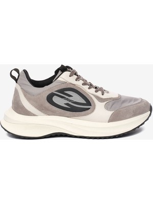 Greyder Erkek Gri Hakiki Deri Spor Ayakkabı 5K1SA18511S