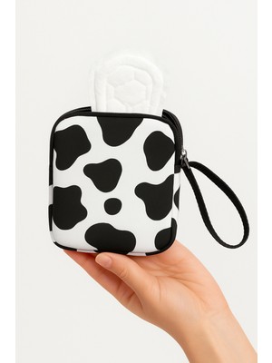 NS Reliable Çanta Içi Hijyenik Ped Tampon Saklama Taşıma Çantası - 222 Dalmaçya Desenli