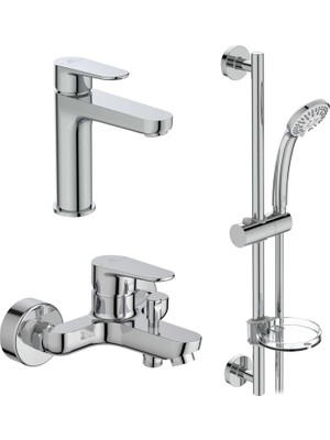 Ideal Standard Cerafine O 3’lü Aplike Banyo Seti, Krom, 3 Parça (BC554AA+BC500AA+B9503AA) | Is.35.03.01.01