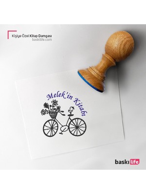 Baskı Life Kişiye Özel Kitap Damgası Kitap Mührü Kaşe Kitap Mühür Özel Damga 239