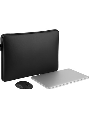 NS Reliable Notebook Laptop Macbook Çantası 13"-13.3"-14"-15.6" Inç - 800-DÜZ Siyah