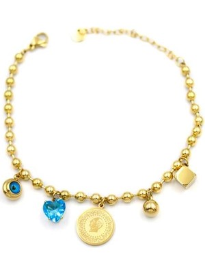 Beta Moda Hub Çeyrek Bileklik - Altın