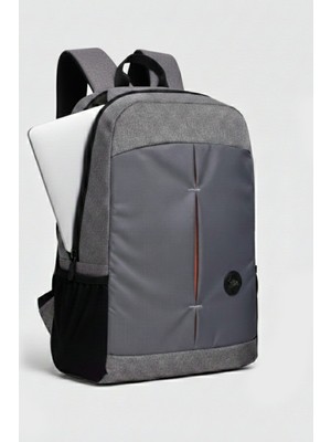 My Polo Probag-S Eva Korumalı 15.6" Laptop Okul Günlük Sırt Çantası Su Itici Kumaş, Gri
