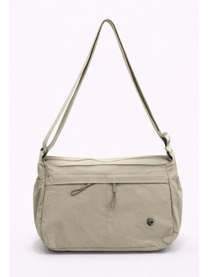 Louisiana Polo Bolsas Çapraz Askılı Kadın Çanta Bej 1119