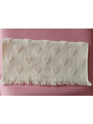 Aylis Home Toz Pembe Kalpli Havlu