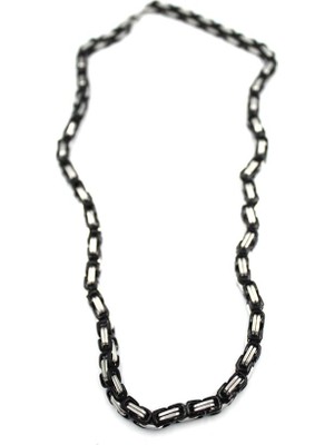 Beta Moda Hub Kral Zincir Kolye - Gümüş