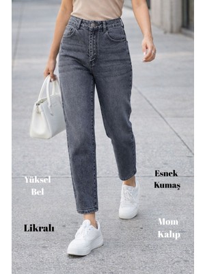 CEDY DENIM Kadın Yüksek Bel Soho Boyfriend Jean C599