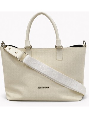 Just Polo Çapraz Askılı Kadın Çanta Beyaz 6057