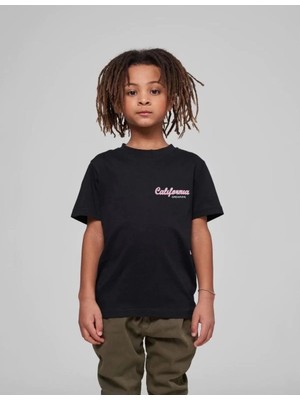 Çocuk Unisex Baskılı T-Shirt - Siyah