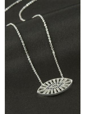 Osense Göz Zirkon Taşlı Kolye