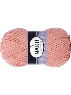 Beta Moda Hub 1 Adet Sport Wool Atkı Bere Ceket Yelek Örgü Ipi Yünü No: 2807 Bonsai Çiçeği