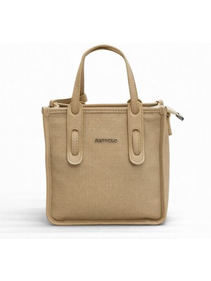 Just Polo Çapraz Askılı Kadın  Çantası Krem  6071