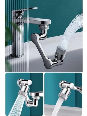Beta Moda Hub Mutfak Banyo Musluk Başlığı 180 Derece Dönebilen Fonksiyonel Evrense