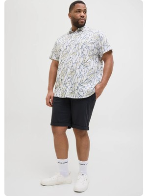 Jack & Jones Jack&jones 12232570  Battal Buyuk Beden Erkek Sort