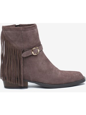 Greyder Kadın Vizon Hakiki Deri Bot 5K2TB59336