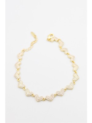 Beta Moda Hub Kalp Xuping Vip Bileklik - Altın