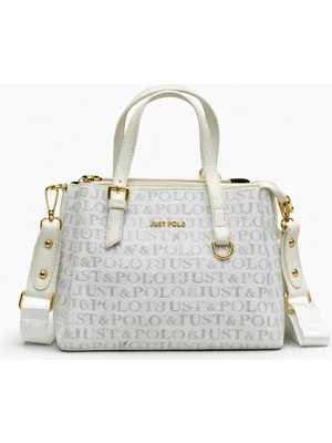 Just Polo Çapraz Askılı Kadın Çanta Beyaz 2203
