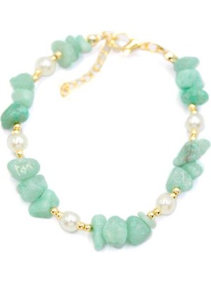 Beta Moda Hub Boncuk Bileklik - Açık Yeşil