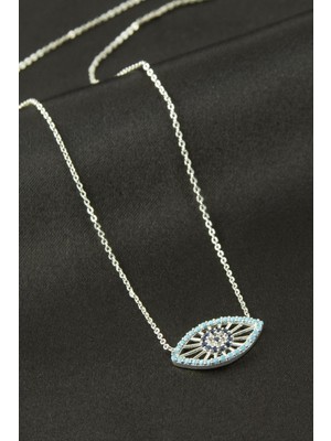 Osense Göz Zirkon Taşlı Kolye